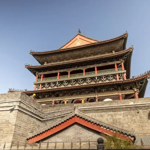 the Great Wall of China during guided China tour