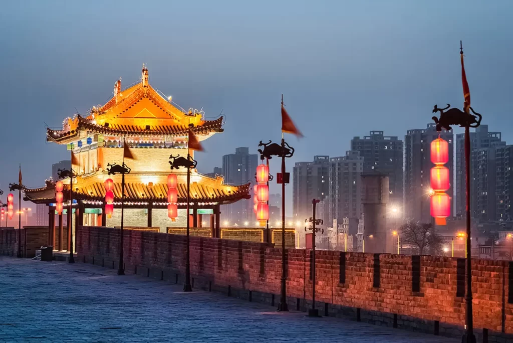 the Great Wall of China during guided China tour