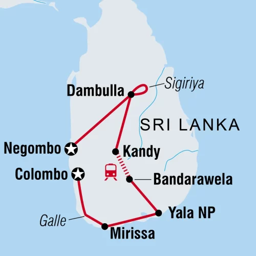 Map Sri Lanka