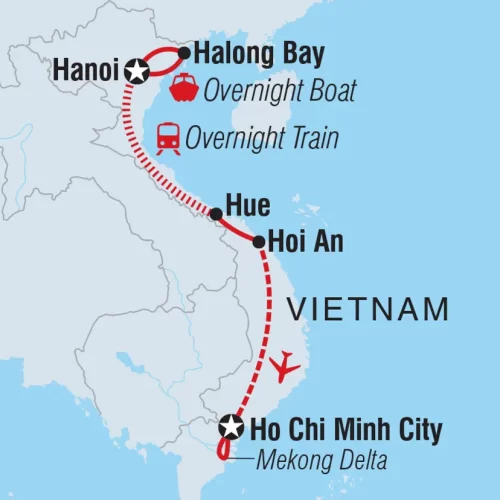 The-Travellers-Vietnam-Express-Southbound-Map
