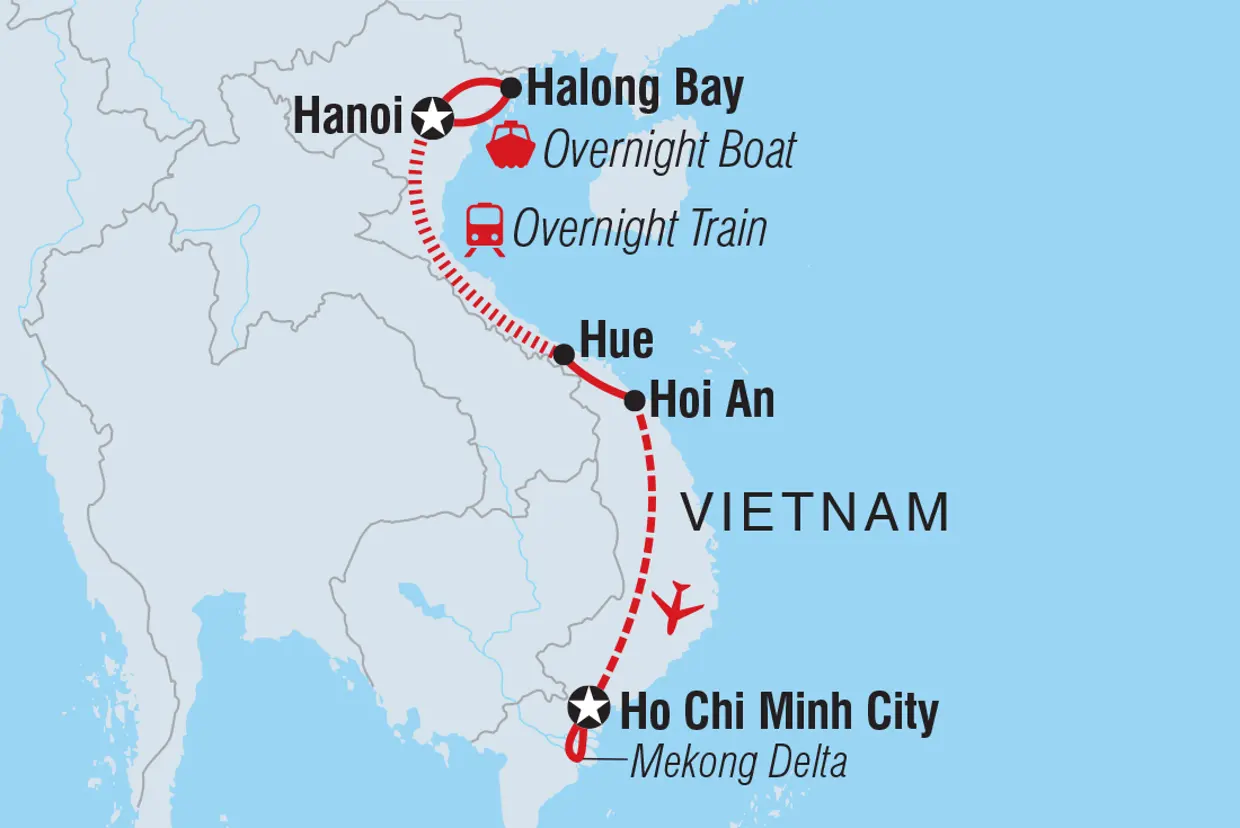 The-Travellers-Vietnam-Express-Southbound-Map