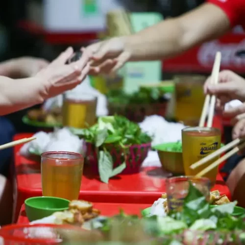 Authentic Vietnamese dishes including pho, banh mi, and fresh local specialties